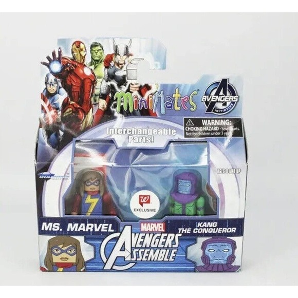Marvel Minimates Walgreens Exclusive Ms. Marvel & Kang The Conqueror - Picture 5 of 6